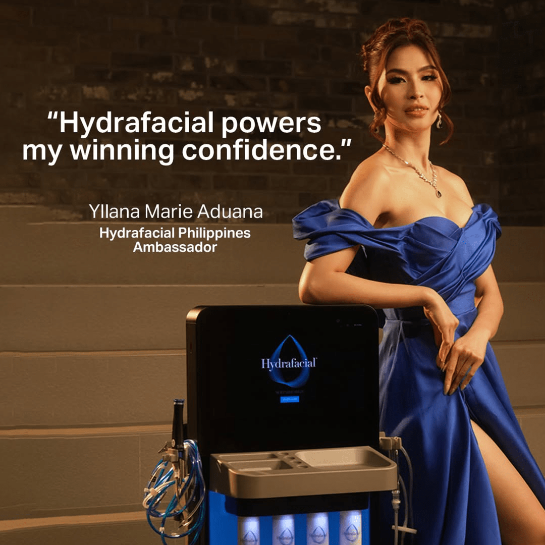 Hydrafacial-Yllana-Launch-Banner-(1080-x-1080) Yllana Marie Aduana is the Hydrafacial Philippines ambassador.